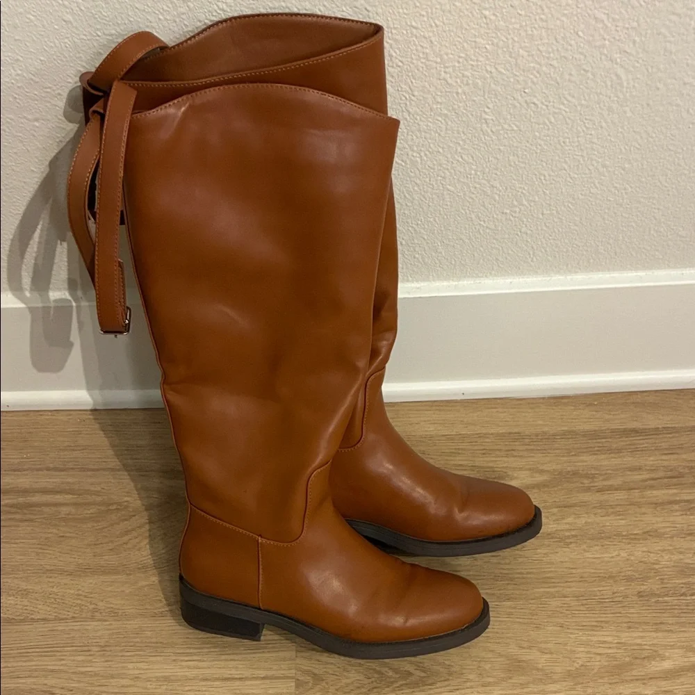 Brown Knee-High Women's Boots